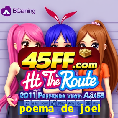 poema de joel rufino dos santos